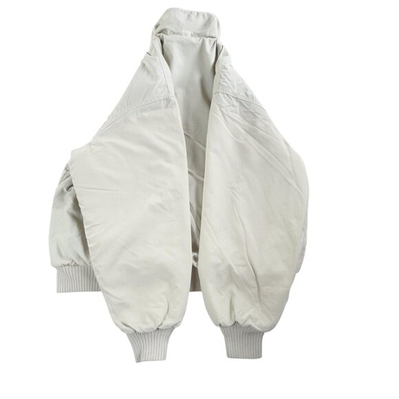 Vintage Eddie Bauer Jacket Womens Large White Windfoil Made USA Fleece Lined 90s - Picture 10 of 16